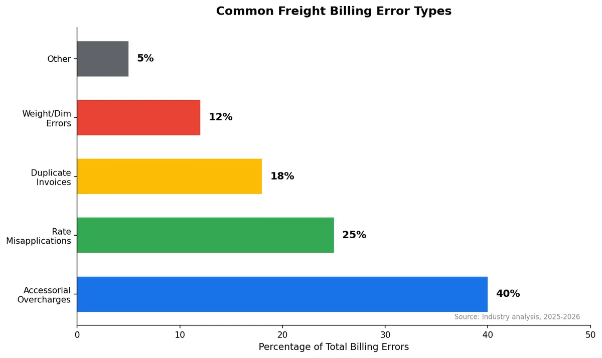 Common Freight Billing Error Types