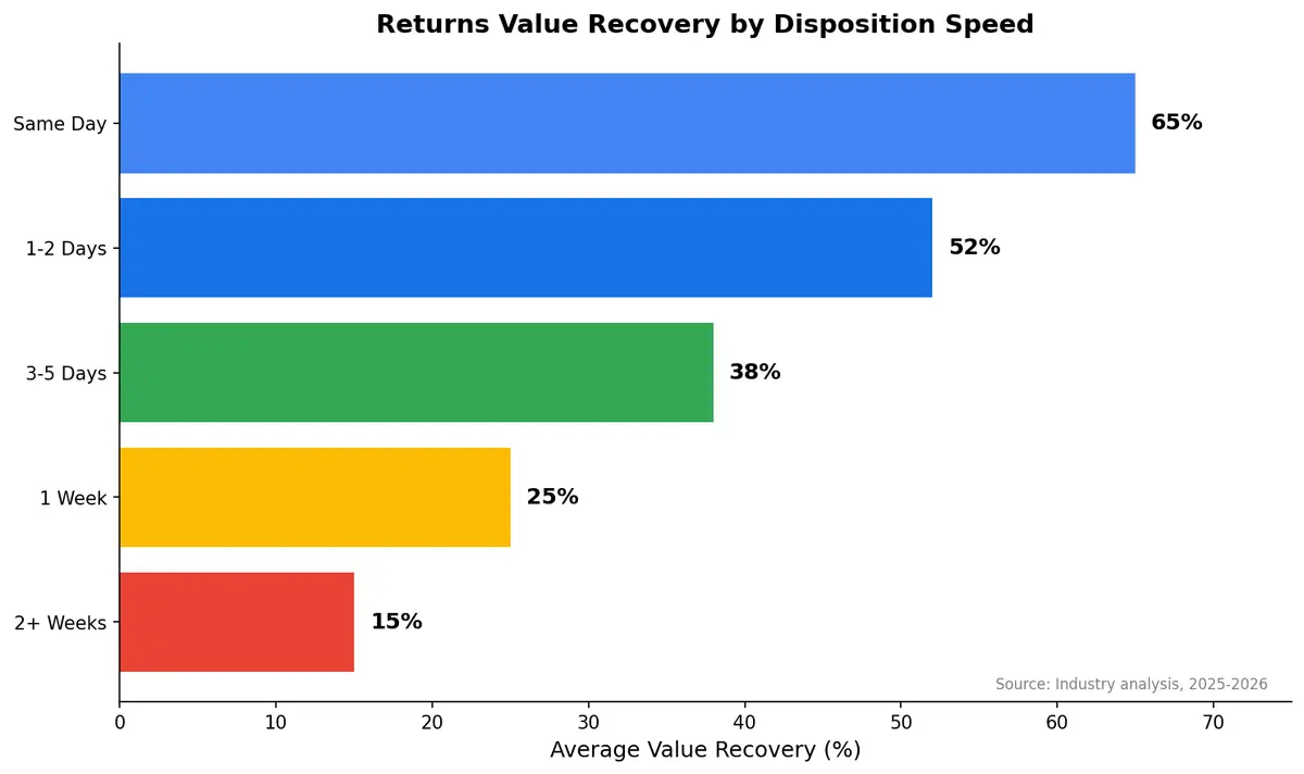 Returns Value Recovery by Disposition Speed