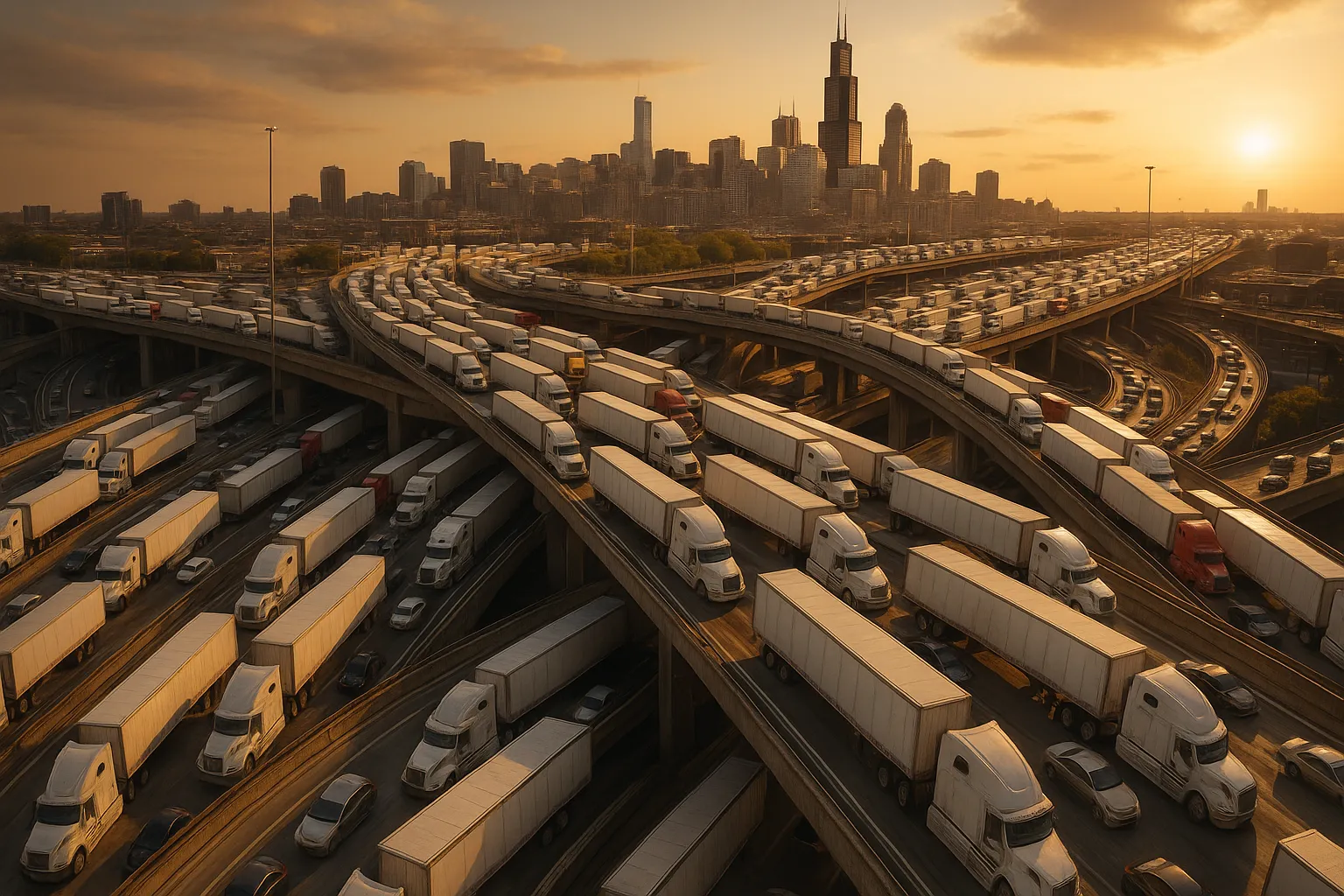 ATRI's 2026 Top Truck Bottleneck Report: How Chicago's I-294 Interchange Dethroned Fort Lee and What It Means for Freight Planning