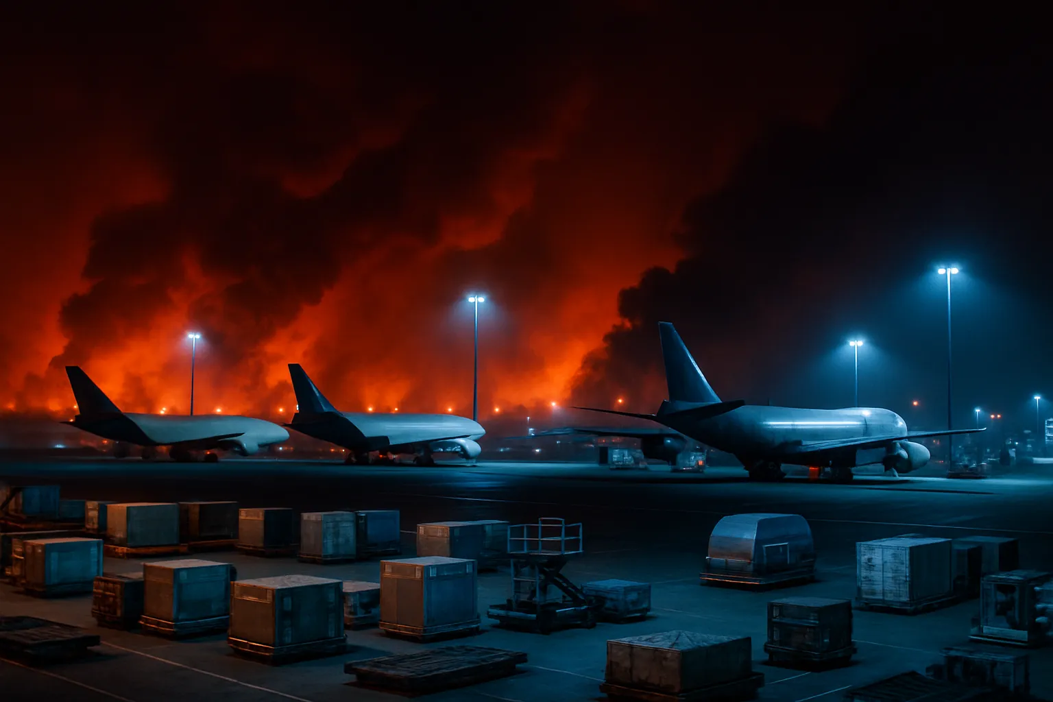 Iran Airport Attacks Disrupt Asia-Europe Air Cargo Lanes: How Emirates and Qatar Hub Shutdowns Are Reshaping Global Freight Routing in 2026
