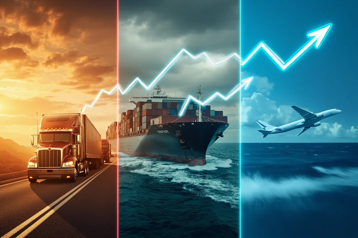 The Q2 2026 Multimodal Freight Market Divergence: Why Trucking, Maritime, and Air Cargo Are Moving in Opposite Directions