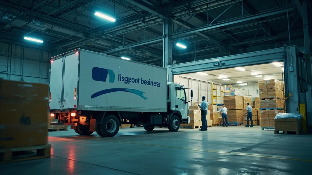 Amazon Business Branded Trucks Turn Consolidated Dock Delivery Into a B2B Service Design