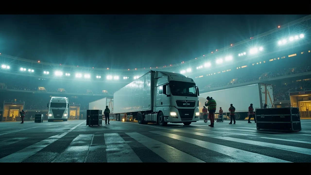750 Trucks for Game Day: What Stadium Freight Teaches About Zero-Fail Event Logistics