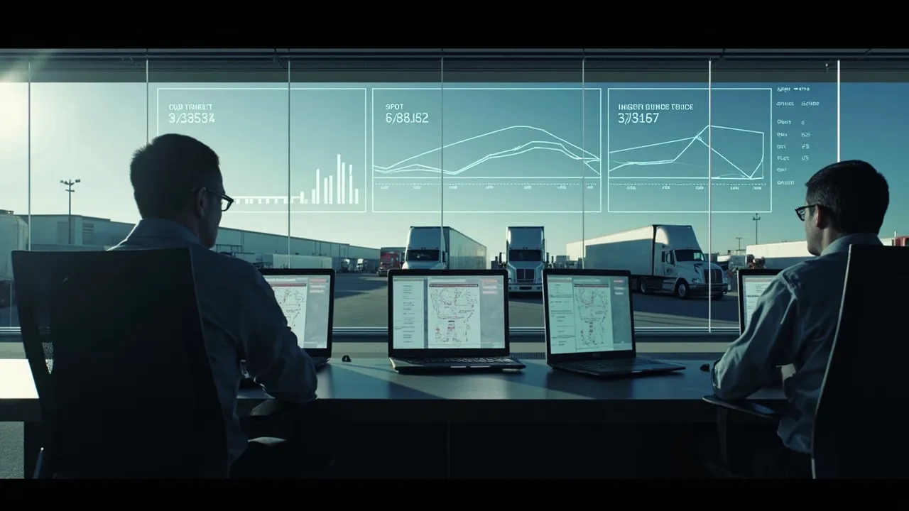 A 22-Cent Contract–Spot Freight Gap Is a Routing-Guide Stress Test