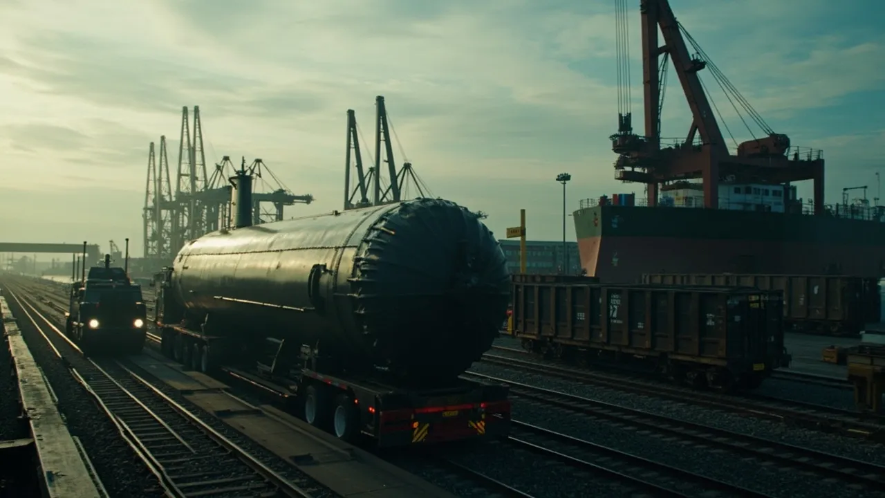 A Submarine Plant at a Baltimore Multimodal Hub: Design the Project-Cargo Handoff Plan
